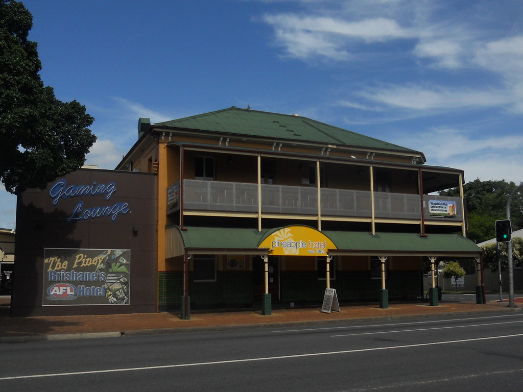 Brisbane Australia The Pineapple Hotel in Main St Kangaroo… Flickr