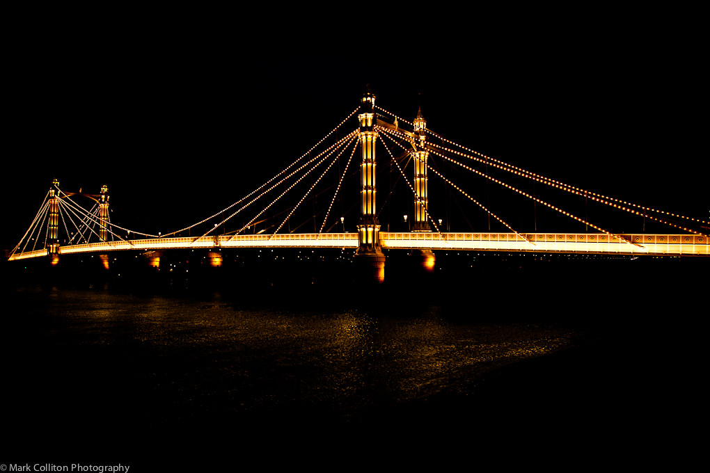 The Albert Bridge Recently Restored Chelsea Embankment… Flickr