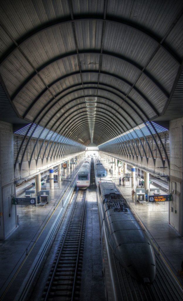 seville train station I think the modern design of Seville… Flickr