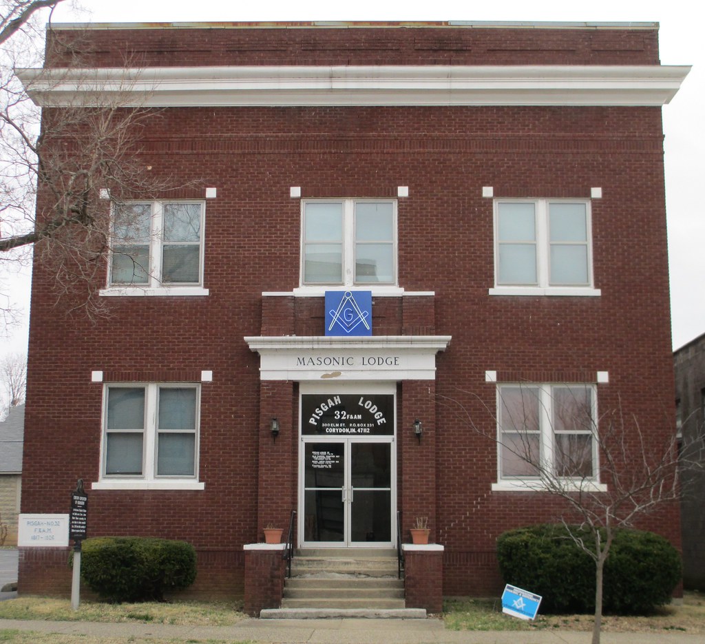Masonic Lodge (Corydon, Indiana) Built in 1926, this struc… Flickr
