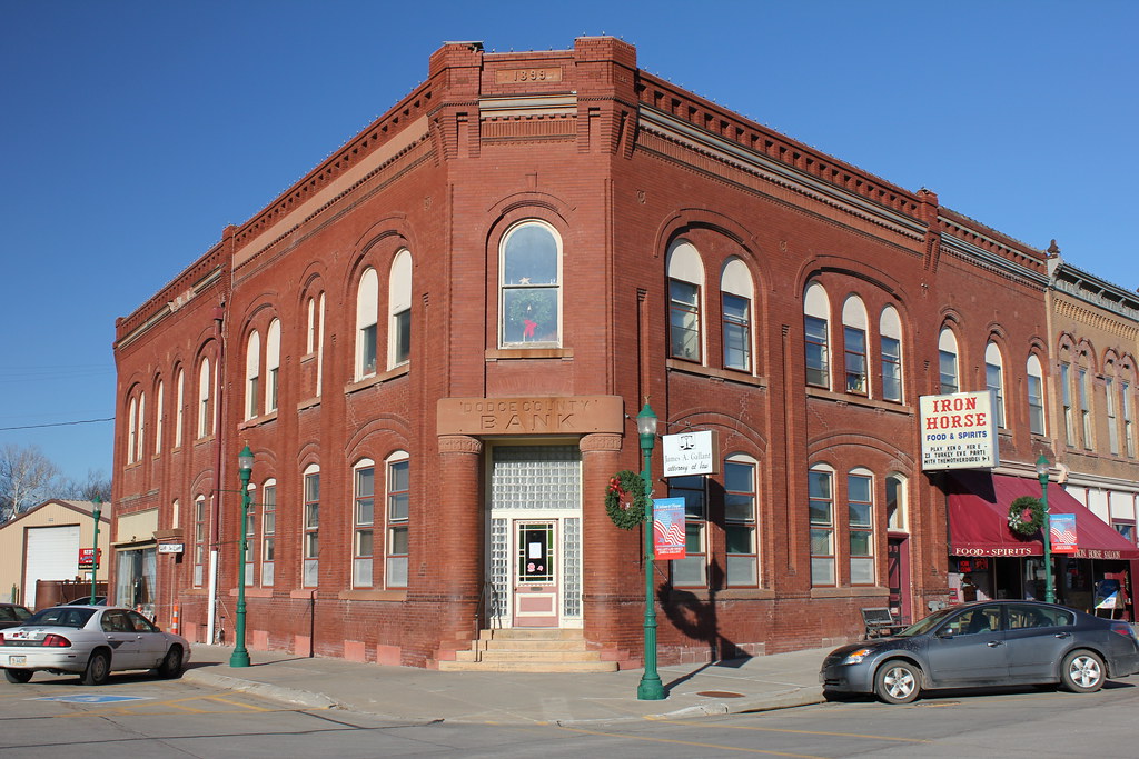 Dodge County Bank Building Hooper, NE Built in 1890. Tom