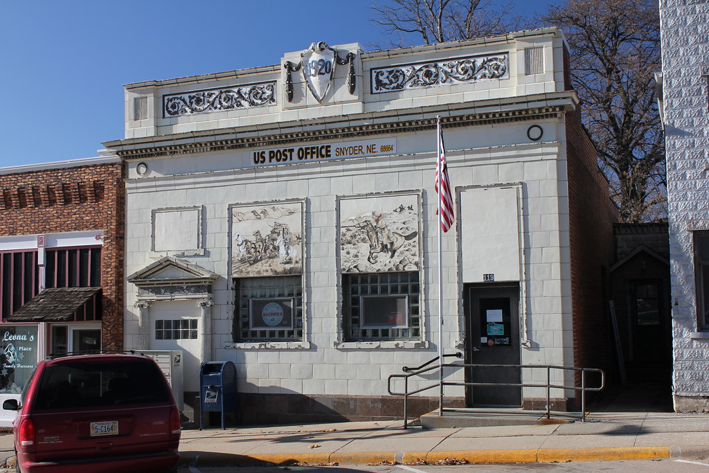 Post Office Snyder, NE The post office was closed on Oct… Flickr