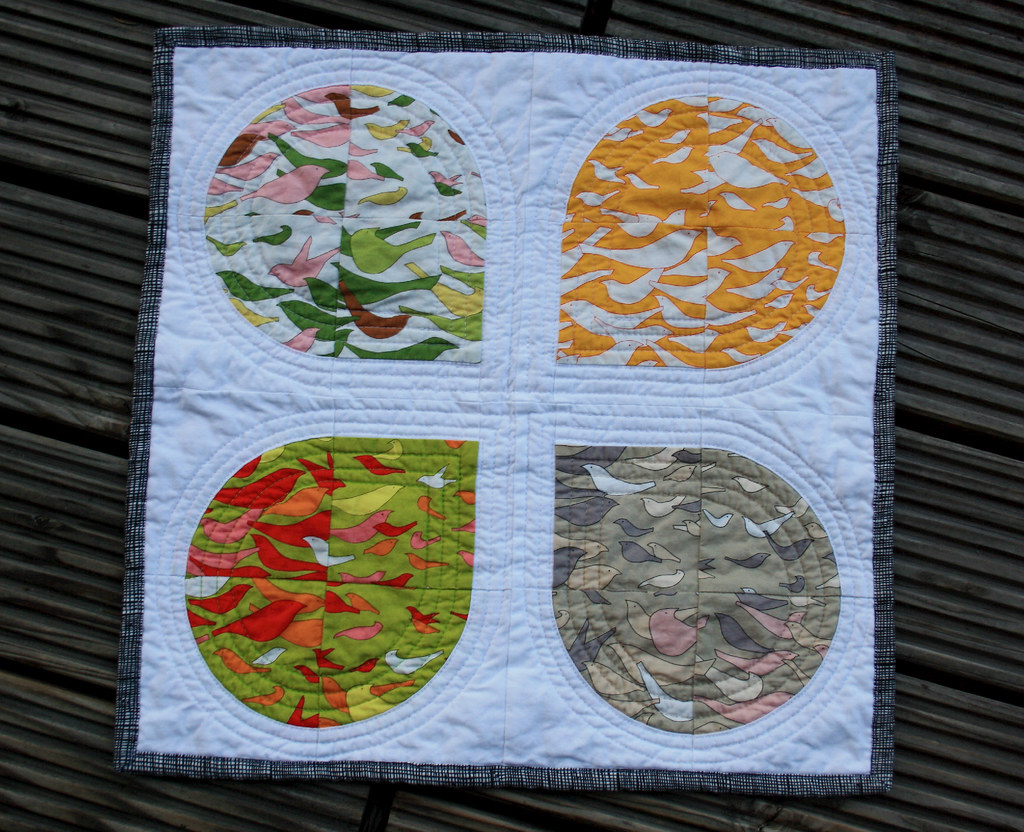 petals mini quilt Flickr