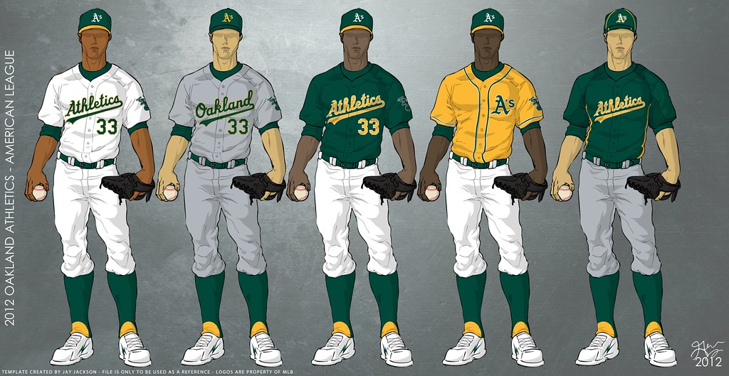 Oakland Athletics 2012 Uniforms Uniforms to be worn in 201… Flickr