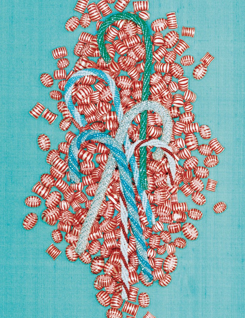Beaded Candy Canes from Martha Stewart's Handmade Holiday … Flickr