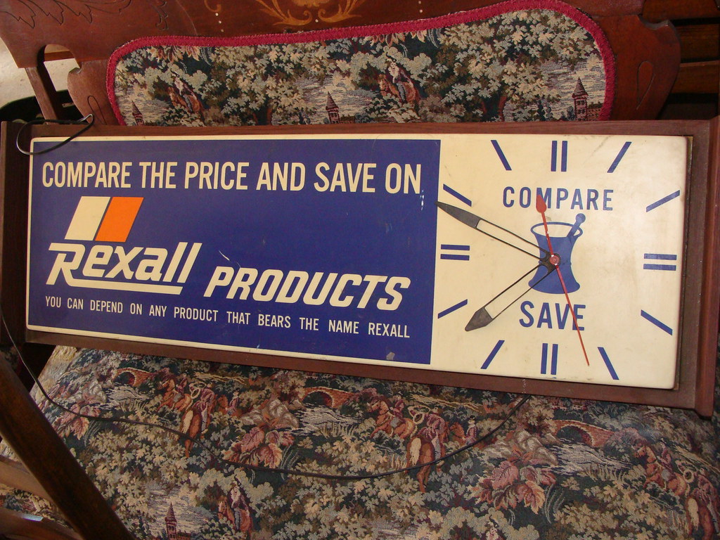 Rexall Clock (Clayton, Al.) In Antique ShopClayton, Al. Flickr