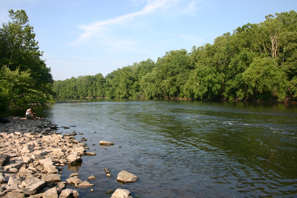 Down River From Black Rock Dam Below Black Rock Dam Montgomery