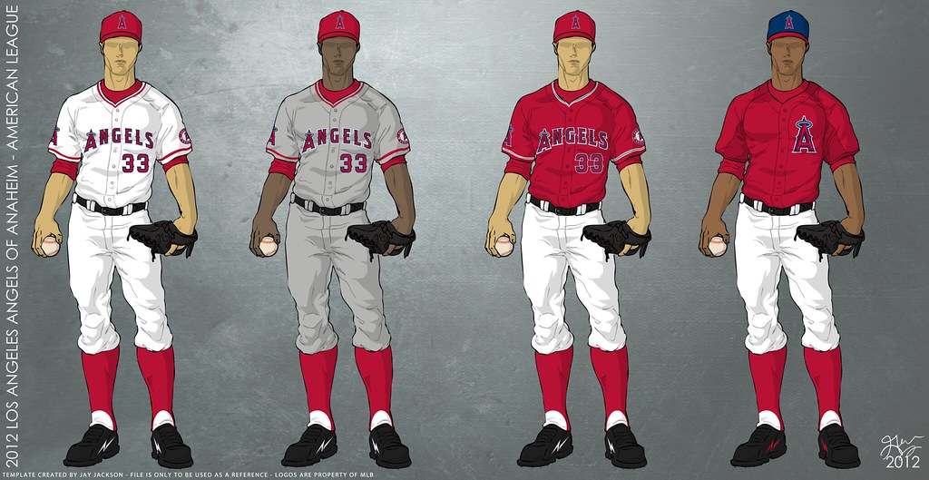 Anaheim Angels Uniforms