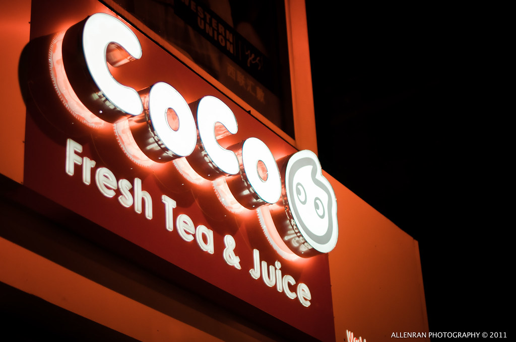 Coco milk tea!! The very famous milk tea from Taiwan, Chin… Flickr