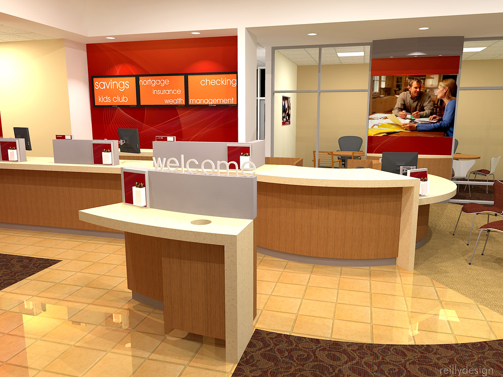 Bank design small branch Reilly Design is