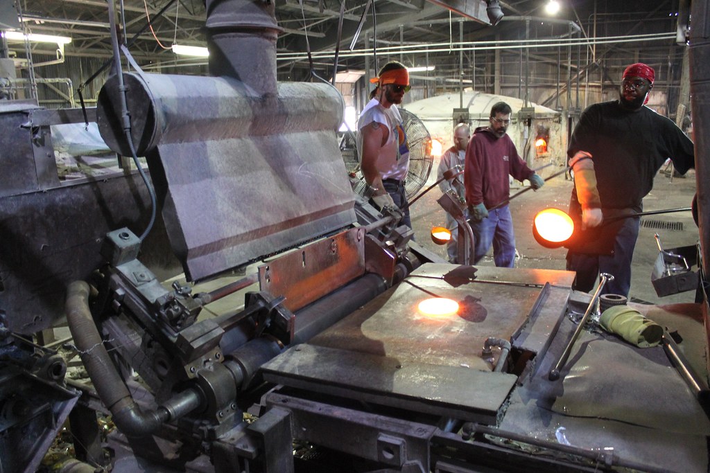 Kokomo Opalescent Glass Factory Tour! Eli Duke Flickr