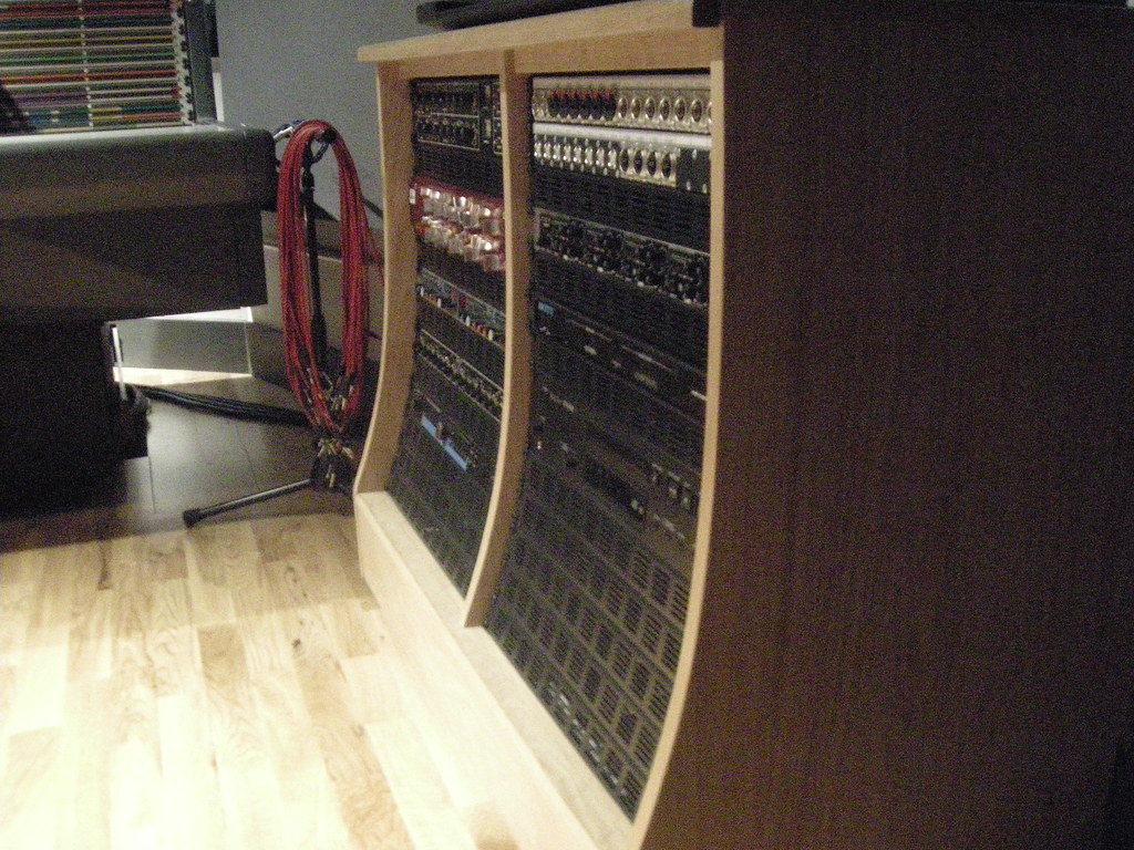 Custom Built 2 bay Studio Rack_recording studio furniture Flickr