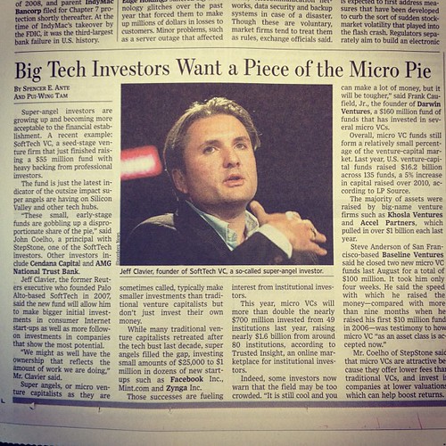 Wall Street Journal Money Section "Micro Pie" sounds bi… Flickr