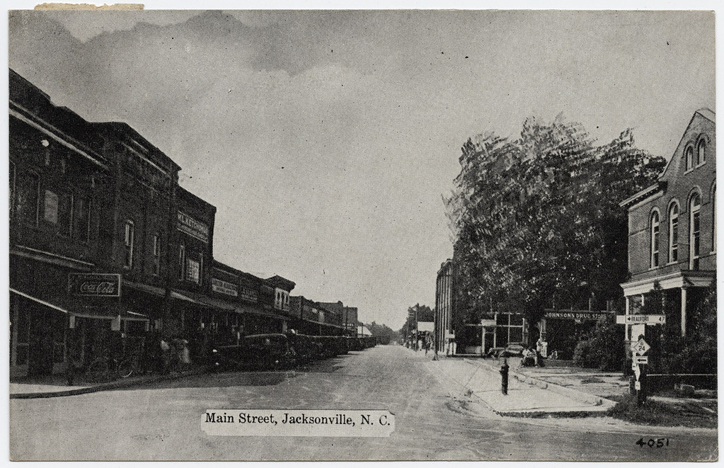 Main Street, Jacksonville, N.C. View of a downtown street … Flickr