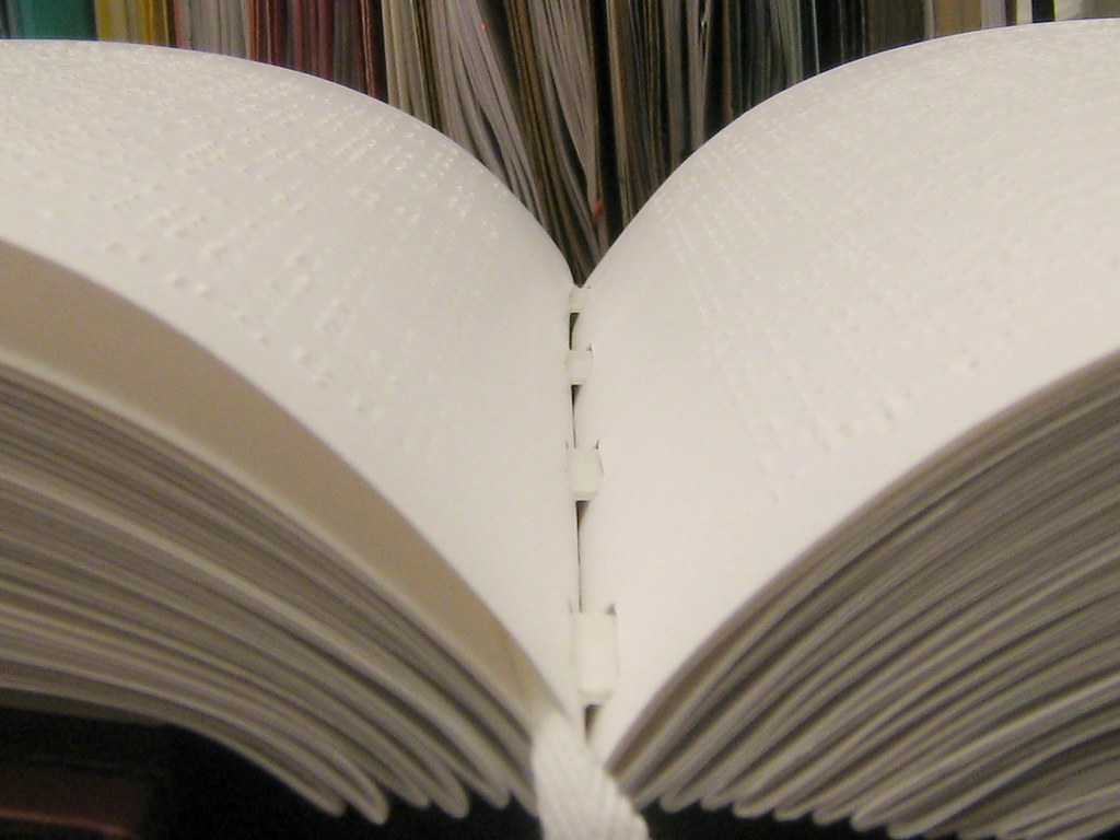 Open Braille Book ShellyS Flickr