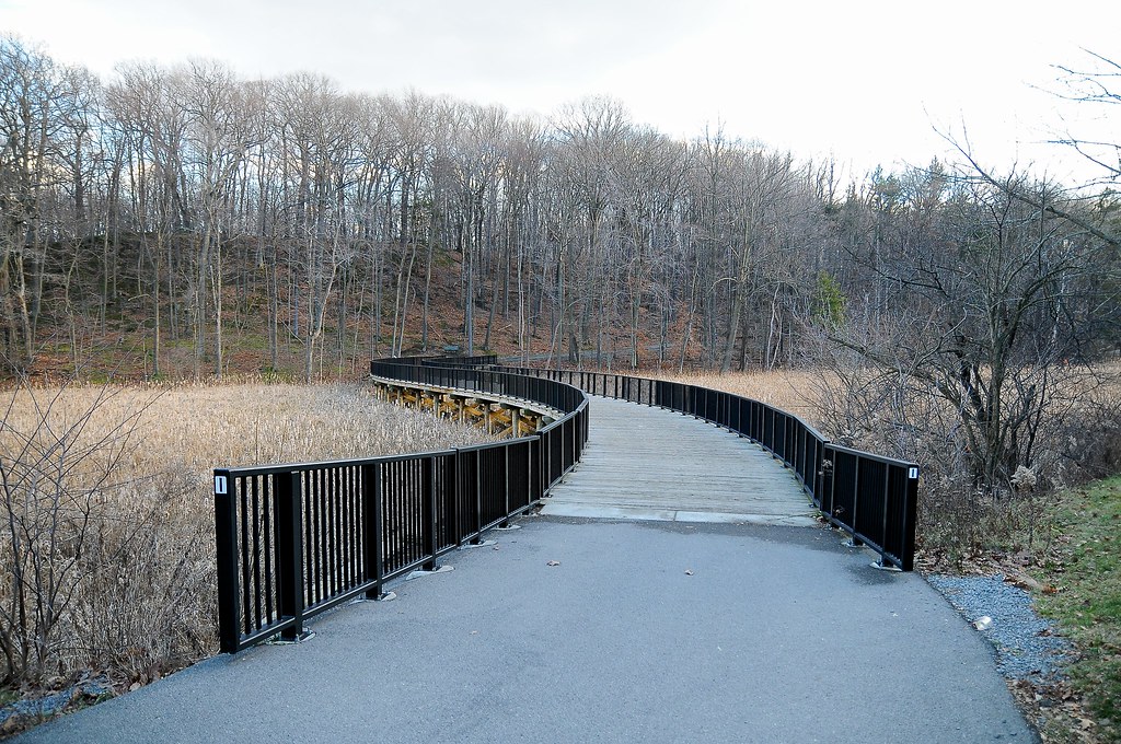 Tamarack Swamp Bridge The Irondequoit Lakeside MultiUse T… Flickr