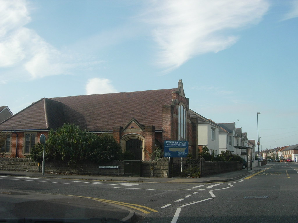 ENSBURY PARK METHODIST CHURCH. COLUMBIA RD / BESWICK AVENUE