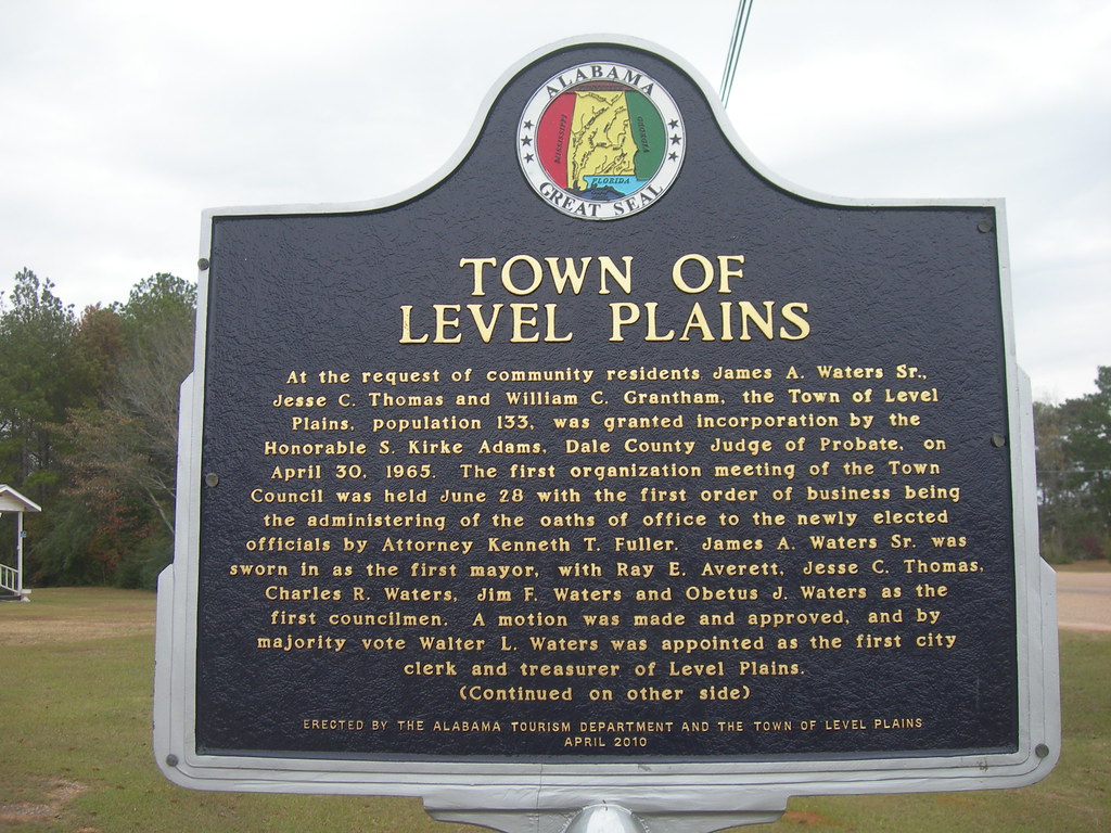 Town of Level Plains Marker Erected in 2010 in front of th… Flickr