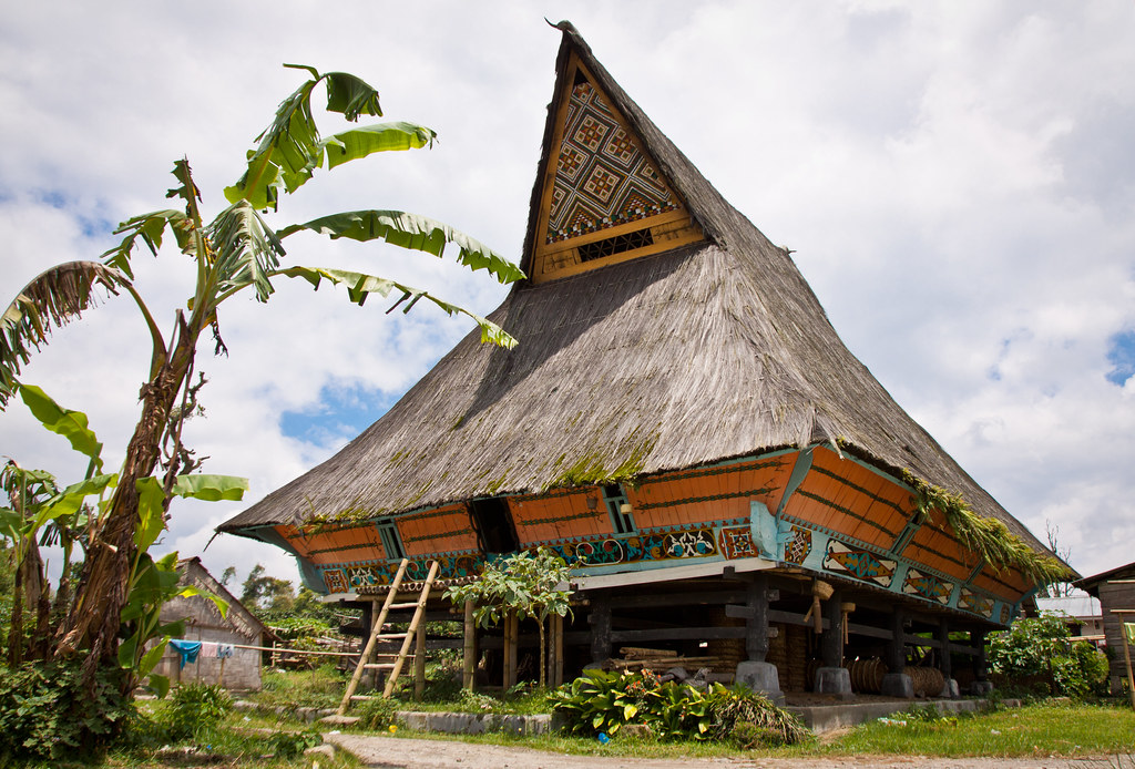 Traditional KaroBatak house in Lingga. Sumatra, Indonesia… Flickr