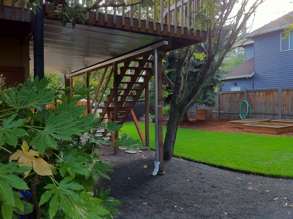 New under porch cover and gutter system brendan_james Flickr