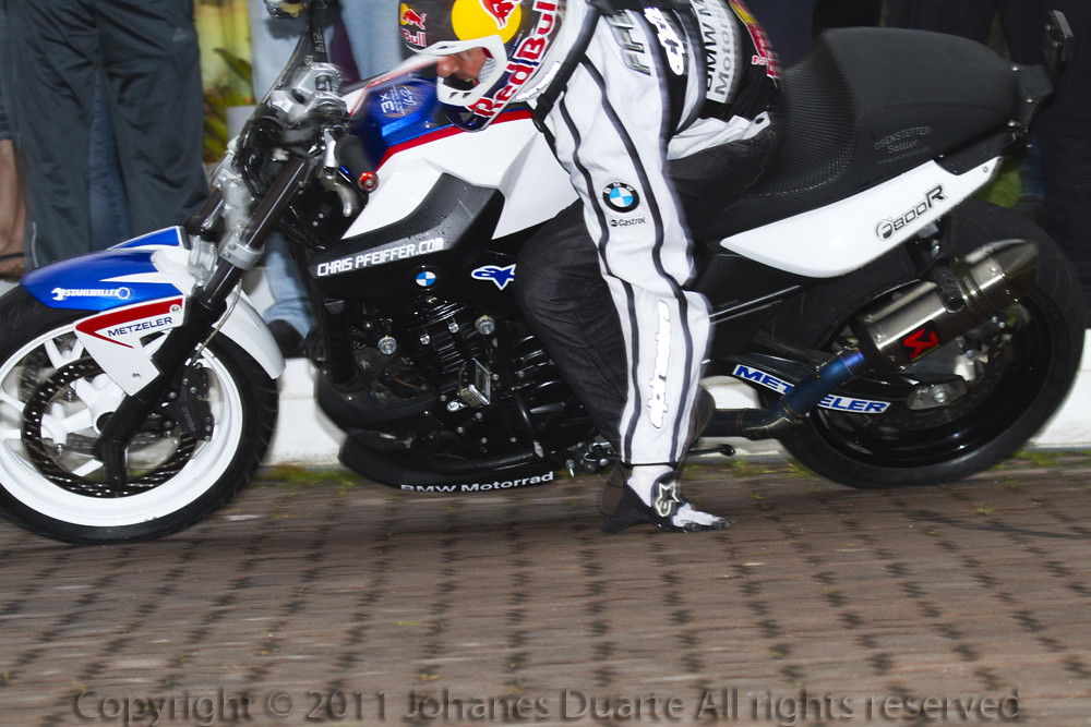 BMW Motorrad Days Chris Pfeiffer / Stuntriding Drifting Johanes