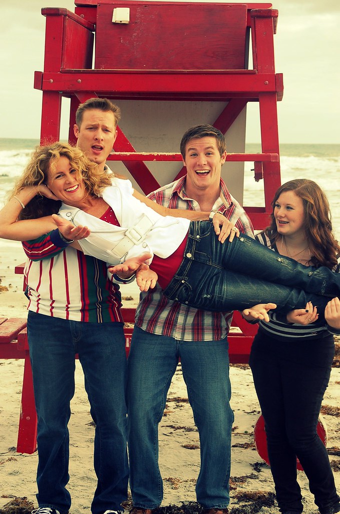 Just having fun! My best friend and her family taking Chri… Flickr