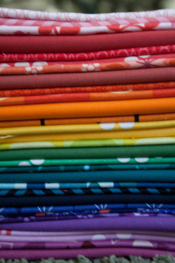 Stack of fabric for Colorist Flickr