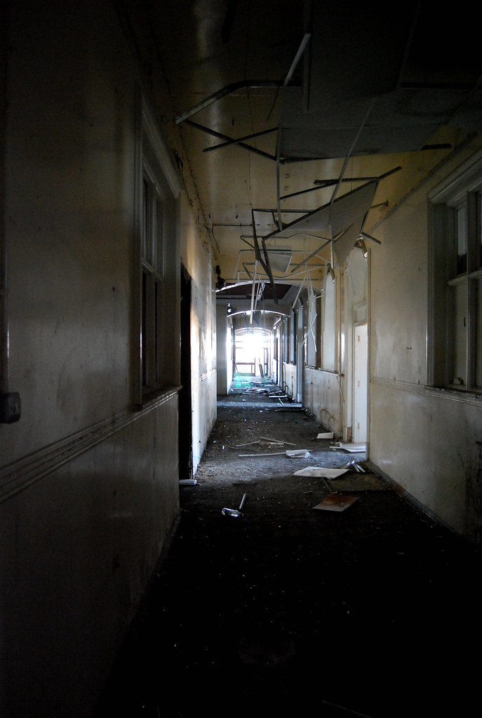 Pudsey Grangefield School7, The corridors are now silent Flickr