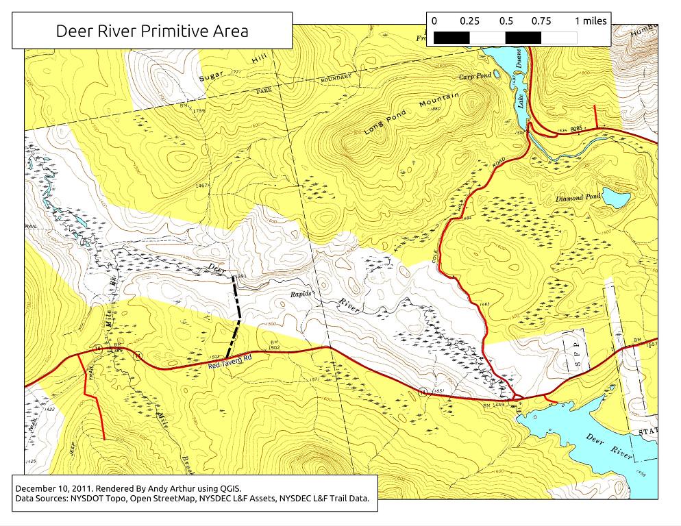 Deer River Primitive Area Download High Resolution Map an… Flickr