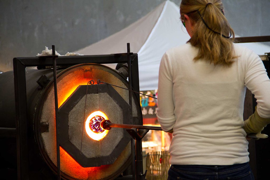 Glass Blowing Demonstration Photo by Christa Curtin Flickr