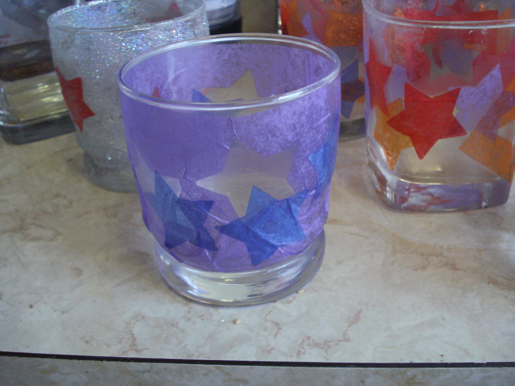 VotiveHolders15 "stained glass" votive holders from Craftz… Amy