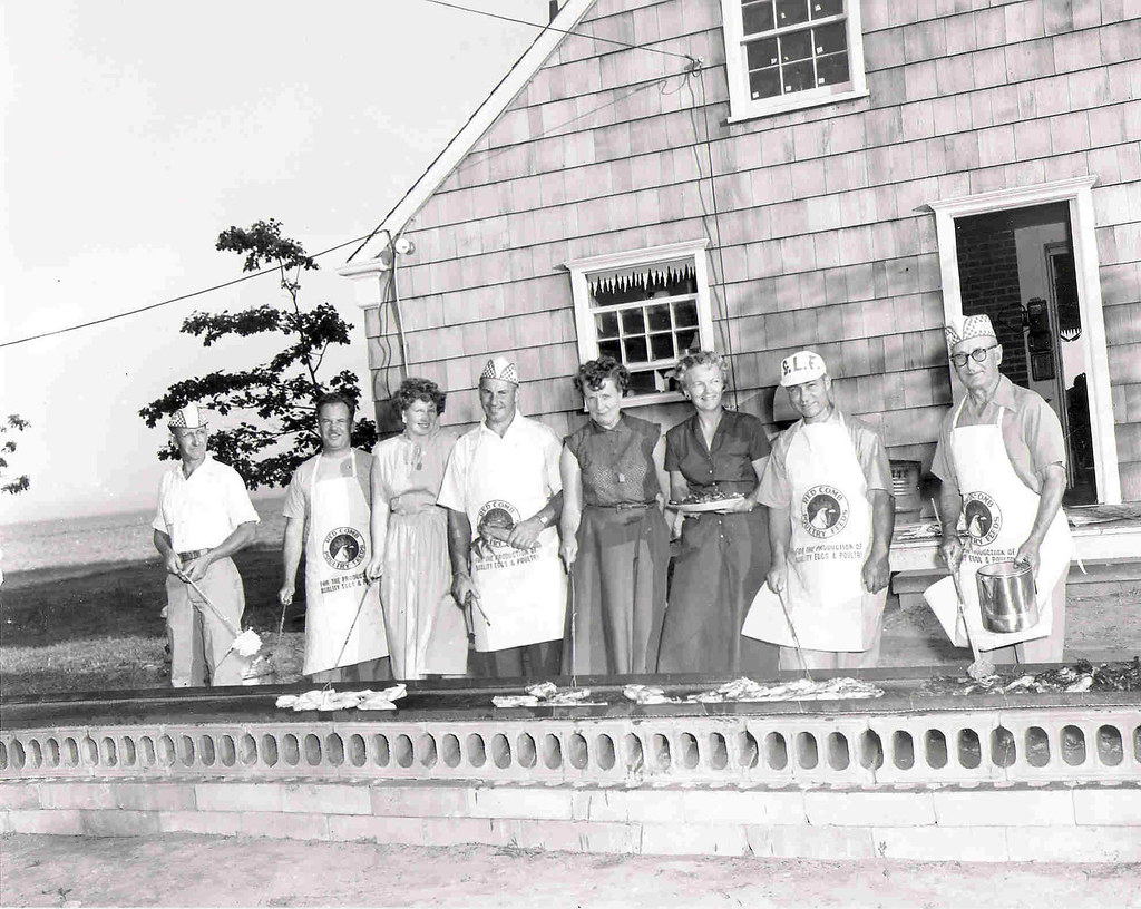 Center Moriches Yacht Club Member's Cookout 1950 Plate 65… Phil Trypuc's Old Photos of