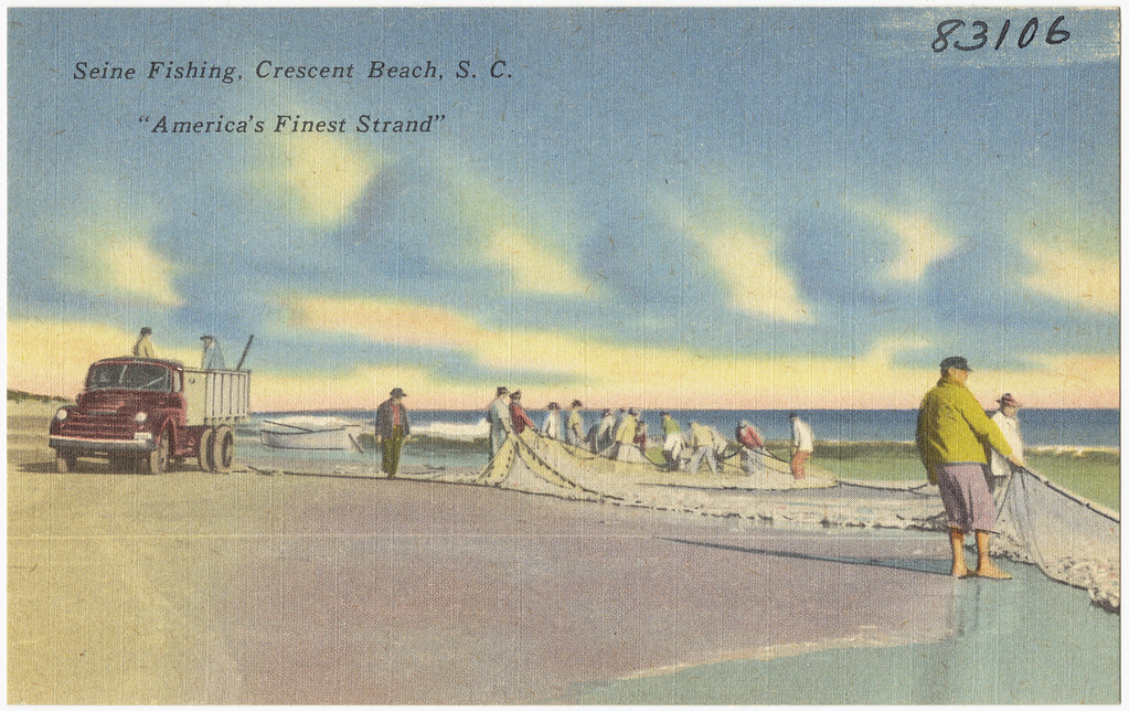 Seine fishing, Crescent Beach, S. C., "America's finest st… Flickr