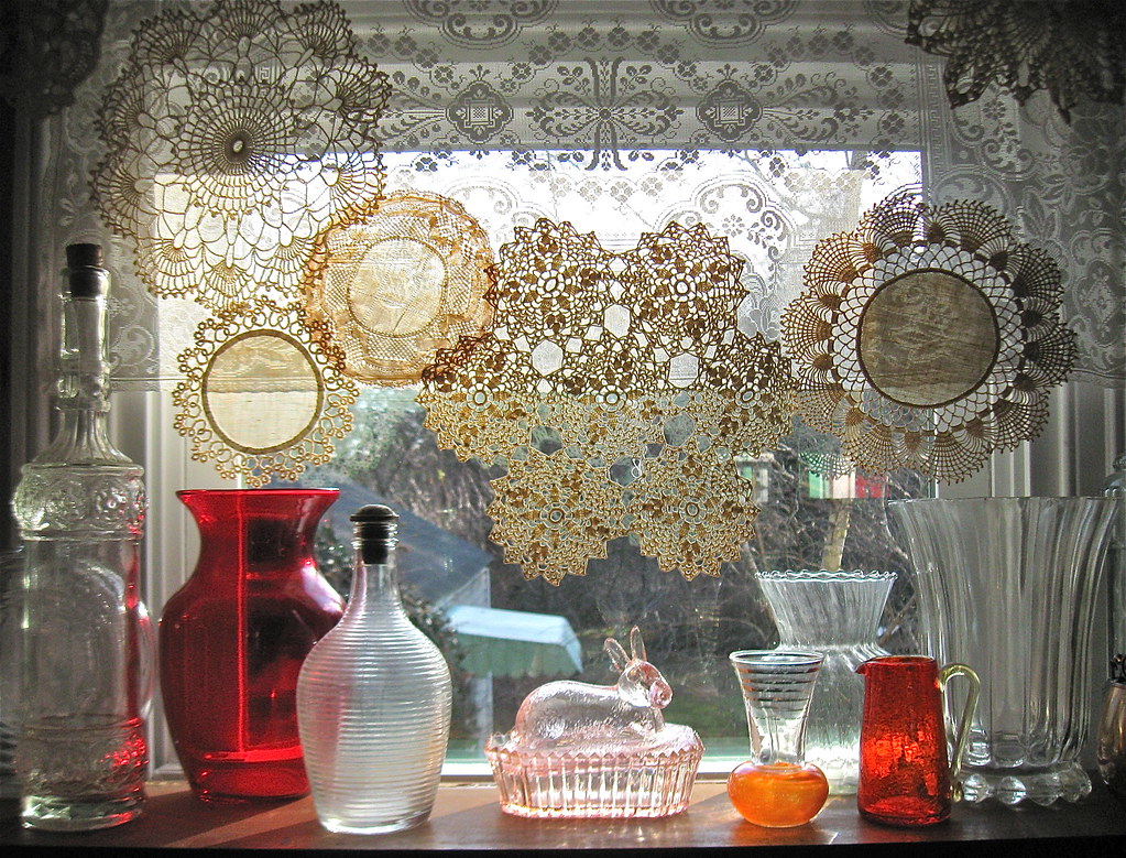 doily curtain made doily curtains.. my blog..... s… Flickr