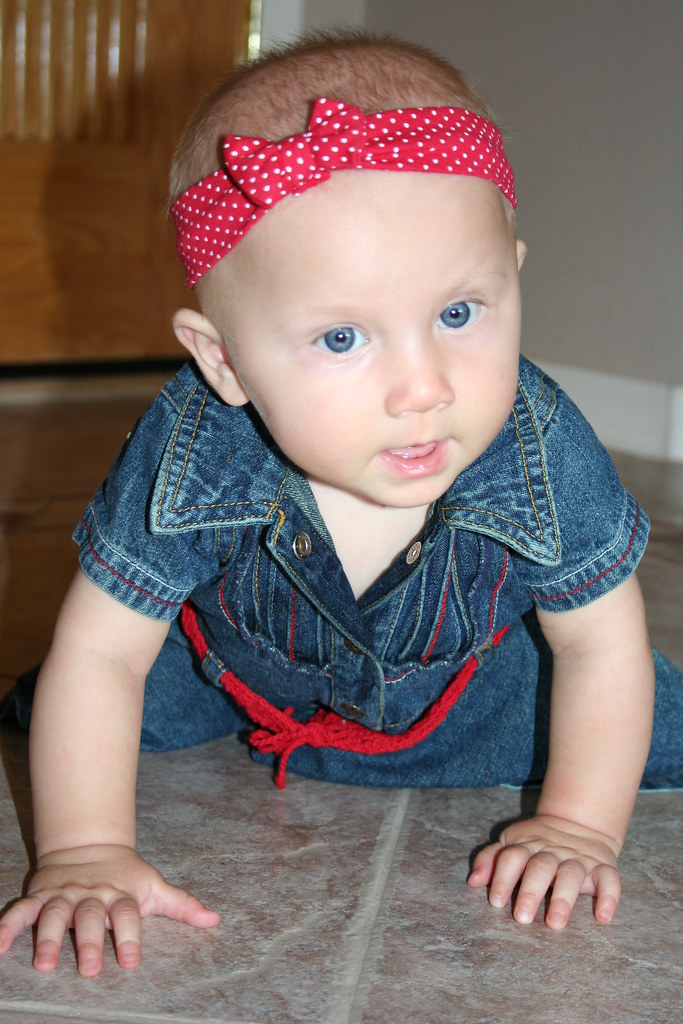 Blue Jean Baby One of our twin girls at 8 months old. Sept… Flickr