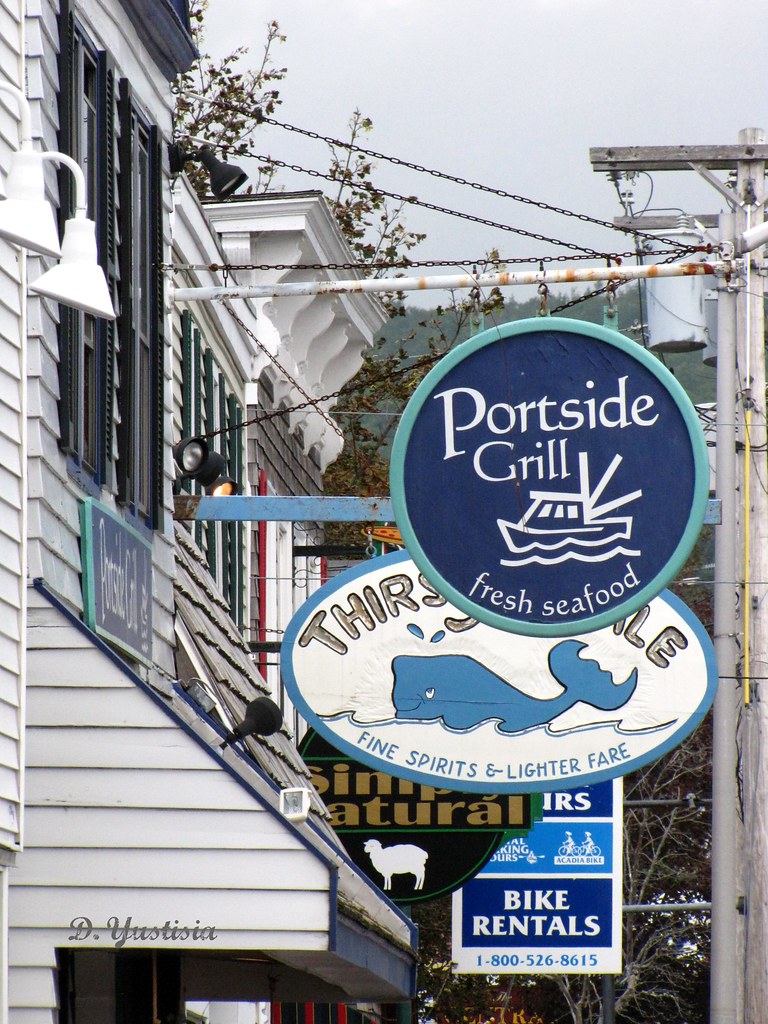 Bar Harbor's Store Signs EMAURIAN Flickr