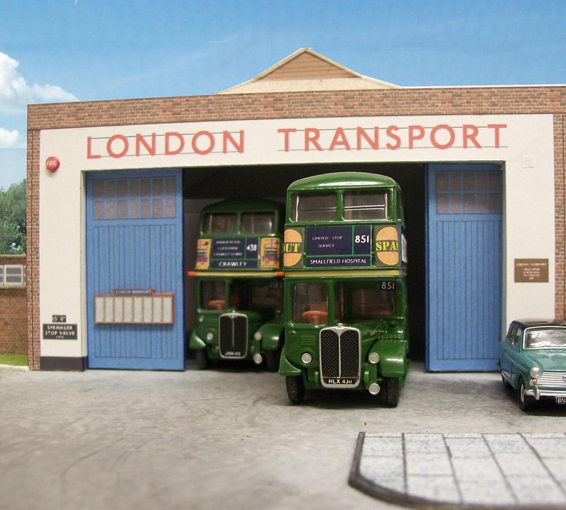 Crawley bus garage diorama Flickr