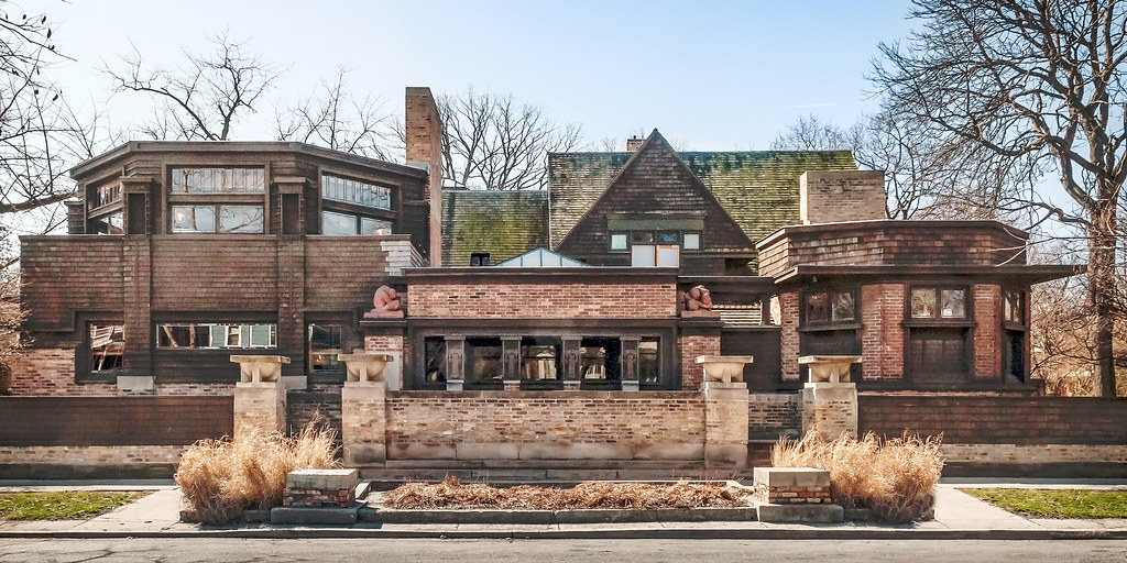 Frank Lloyd Wright home and studio (1889), 951 Chicago Ave… Flickr
