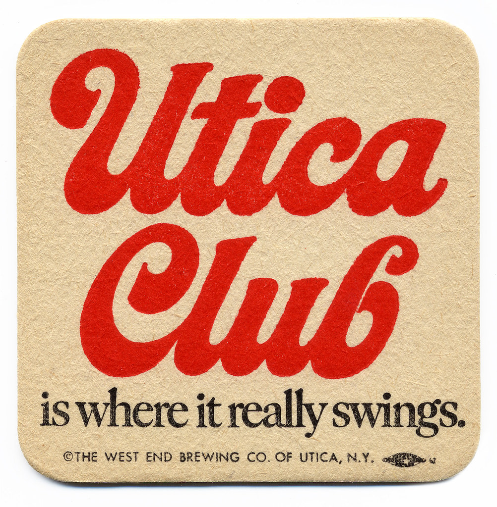 Utica Club is where it really swings. Utica Club Beer. Wes… Flickr