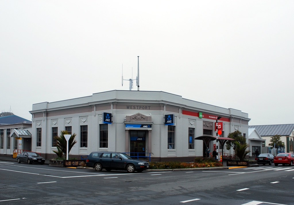 Post Office and ANZ Bank, Westport Matt Flickr
