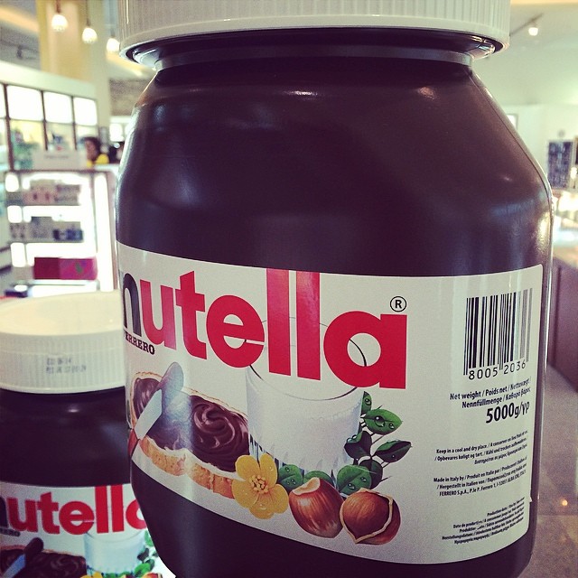 Giant tub of Nutella anyone? food chocolate dutyfree … Flickr