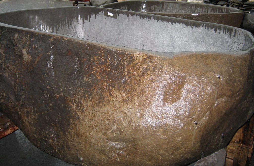 Granite Boulder Bathtub Stone Bathtub for sale from IndoGe… Flickr