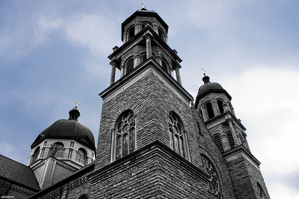 St_AdalbertB&W_Large Basilica of St. Adalbert in Grand Ra… Flickr