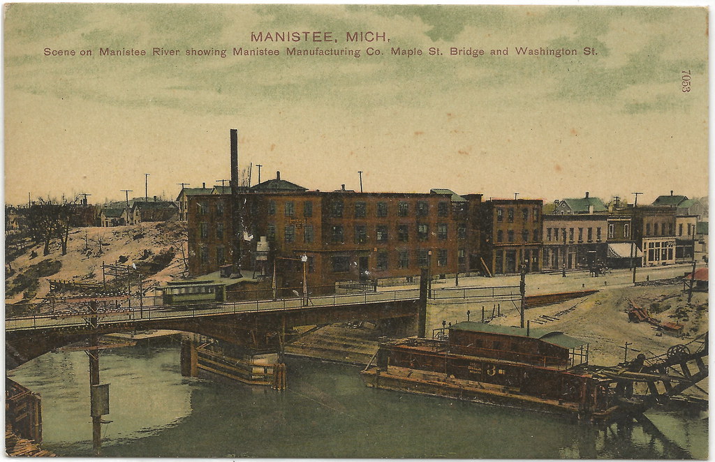 NW Manistee MI INDUSTRY CONSTRUCTION MARINE DREDGE Big Man… Flickr