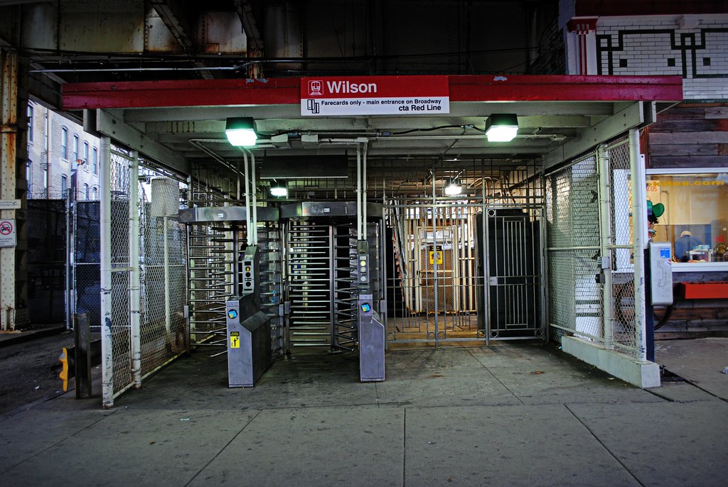 Wilson Ave. cta Red Line station, Chicago Wilson is a stat… Flickr