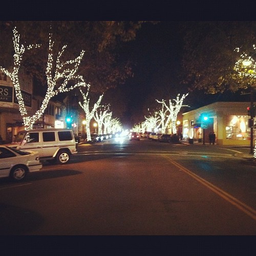 downtown palo alto at night tom stovall Flickr