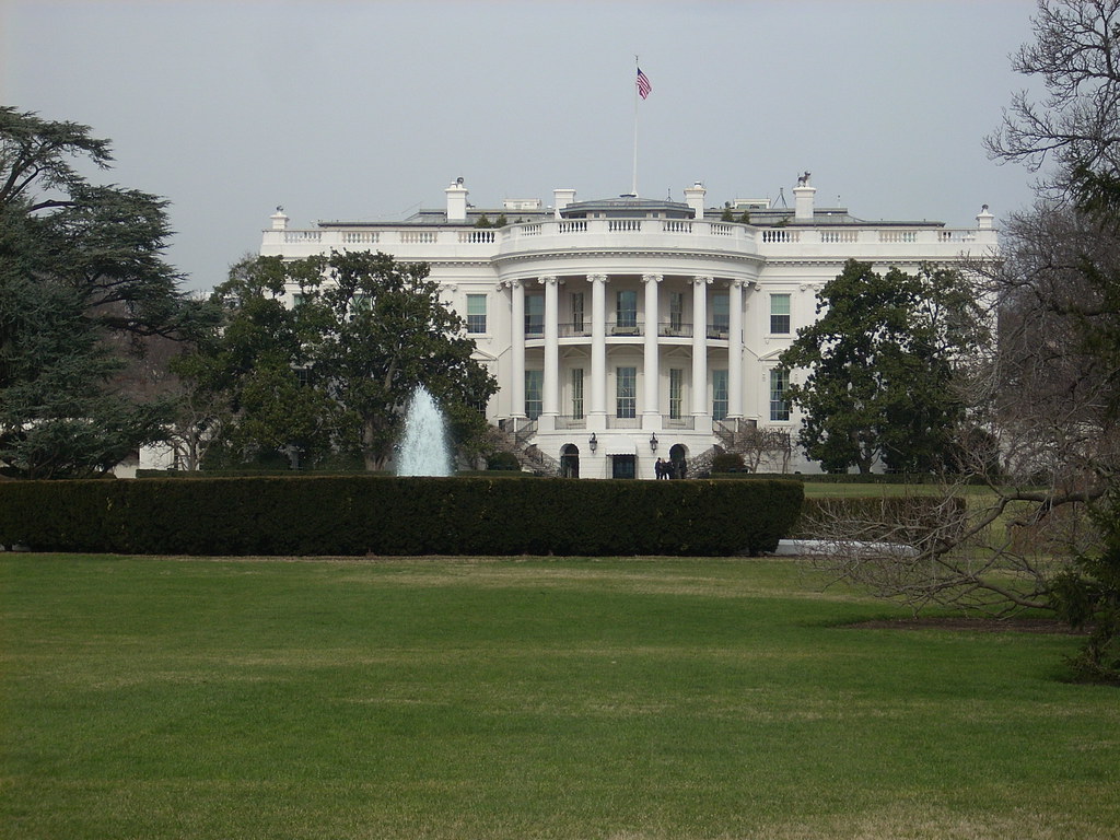 White House 1600 Pennsylvania Ave. The South Lawn Gerry Dincher