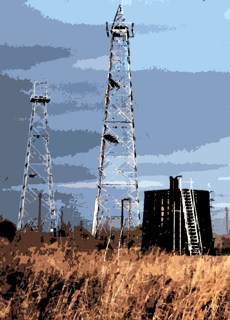 Photo Art Goose Creek Oil Field 1976 C. Michael Perkins Flickr