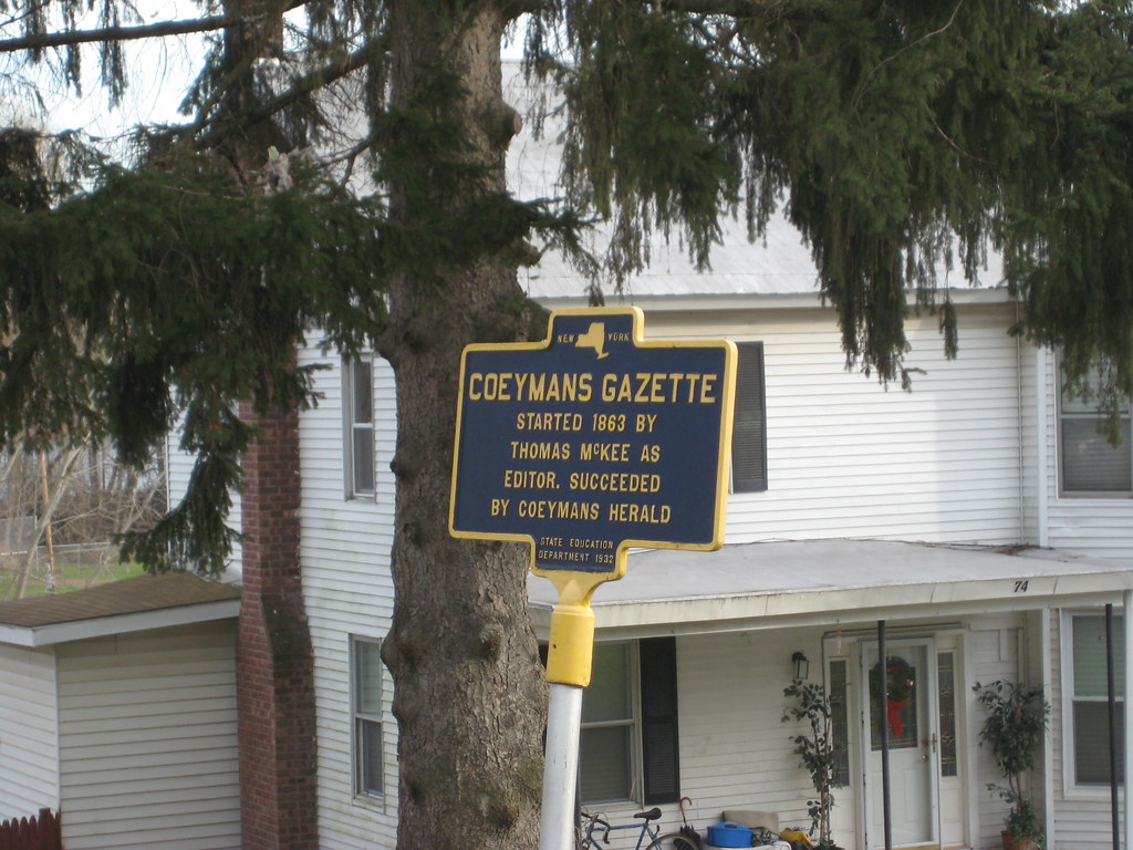 IMG_6099 Coeymans Gazette Started 1863 by Thomas McKee as … Flickr