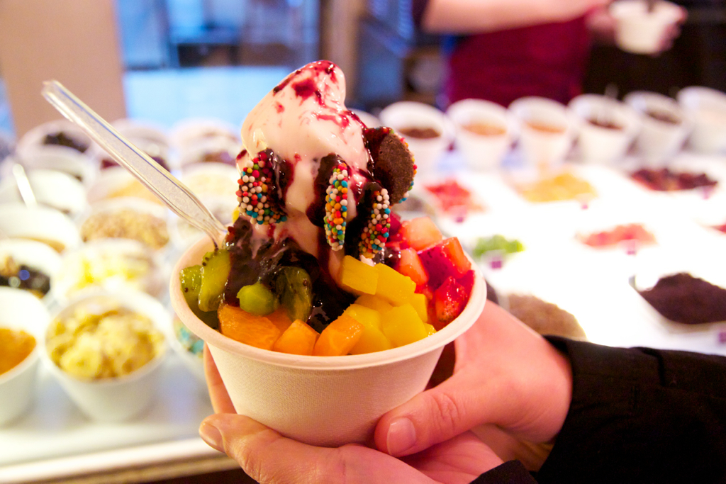 Frozen Yoghurt If they had this stuff in Spain I would be